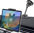 Heavy Duty Truck Tablet Mount Metal Arm - Stable Multi-Axis Adjustment