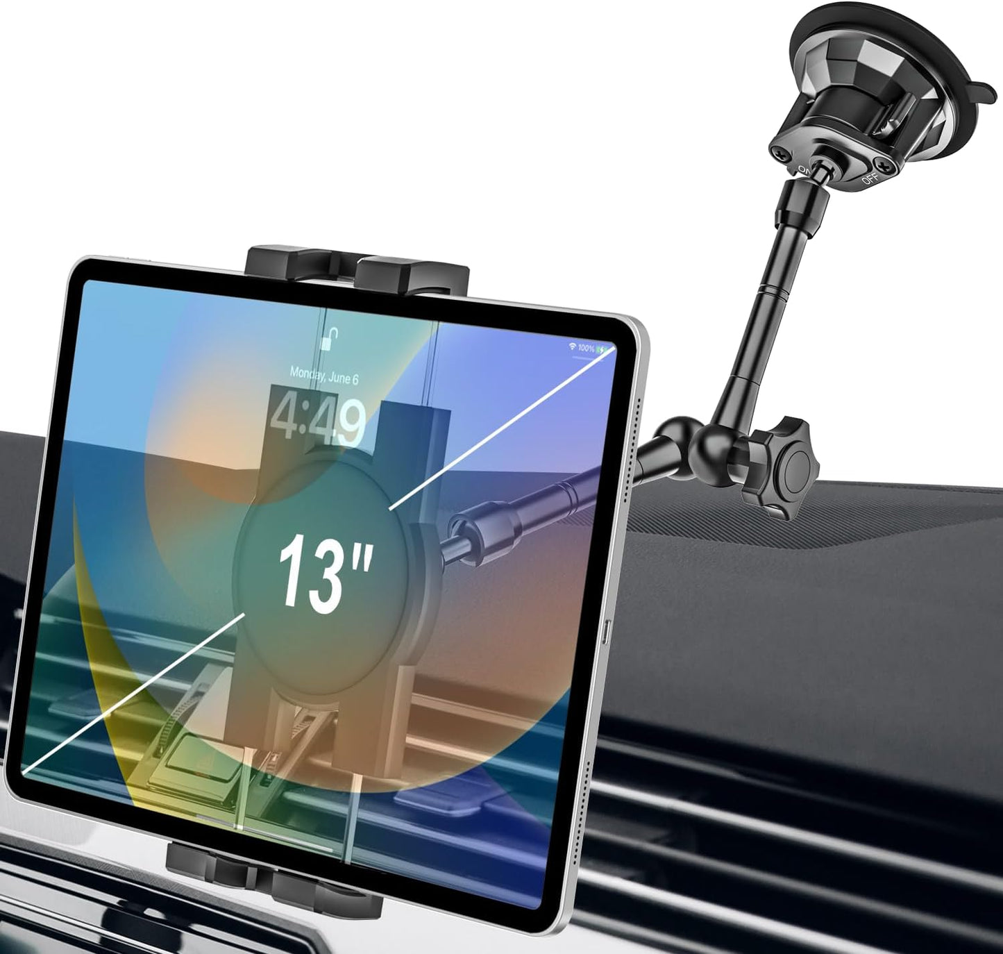 Heavy Duty Truck Tablet Mount for iPad and Galaxy Tab Devices