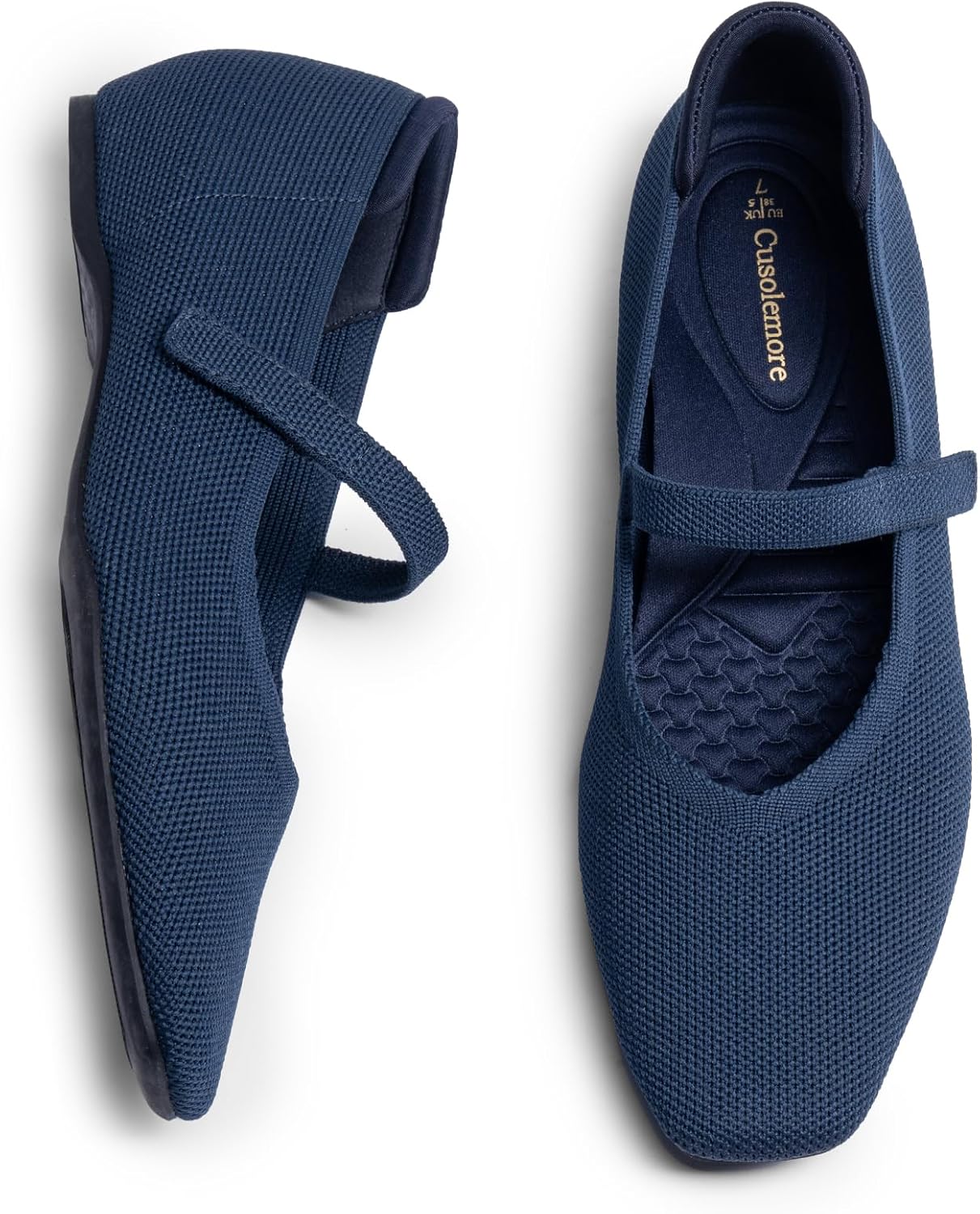Mary Jane Flat Shoes for Women with Arch Support and Comfort