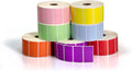 2.25 in x 1.25 in Direct Thermal Perforated Color Label Roll