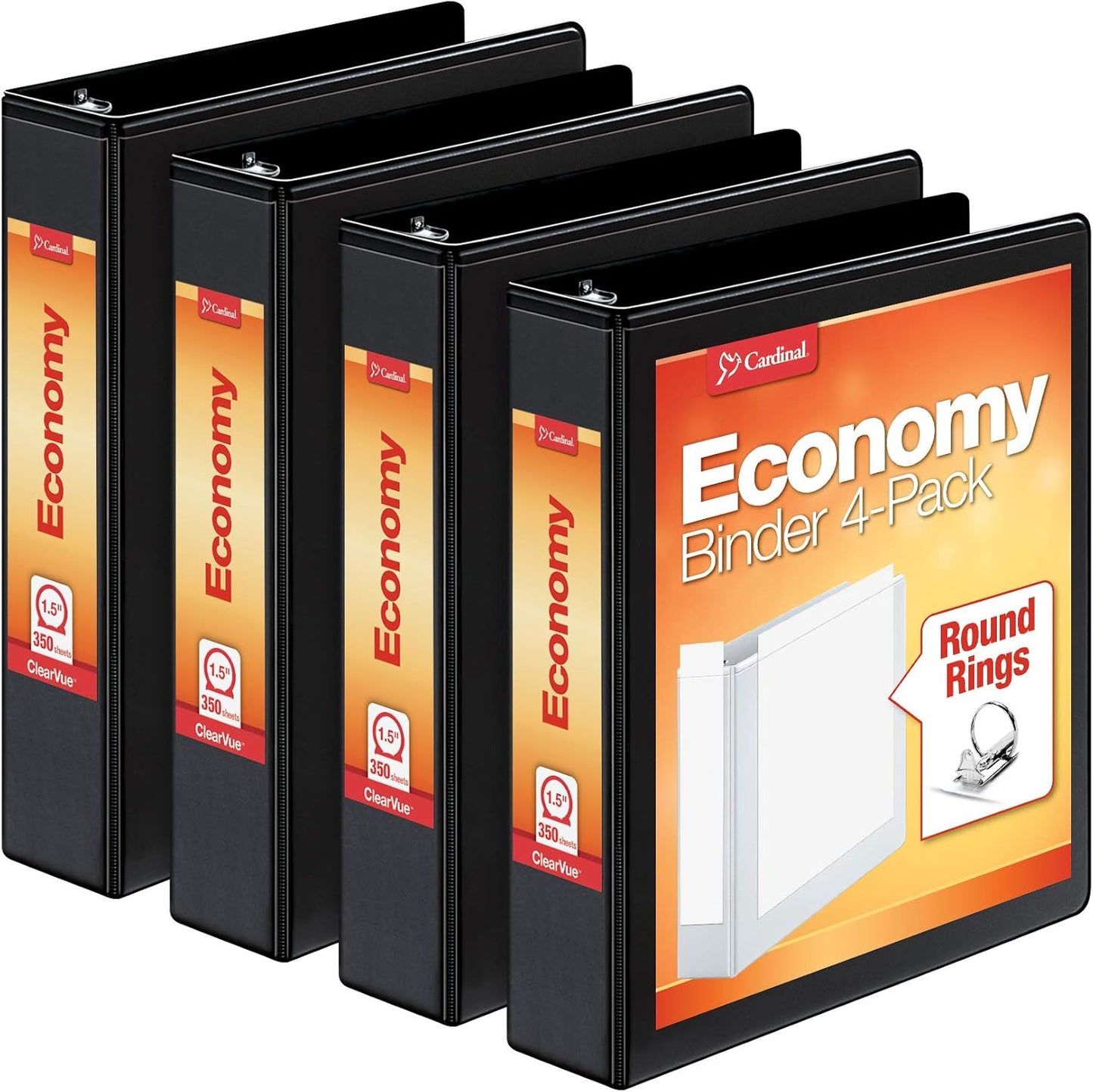 Bulk Pack of Cardinal Economy Binders for School and Home Use