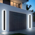 Modern Outdoor Wall Light 31in 2pc - Dimmable Long LED Sconce