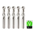 1/4 Ball Nose CNC Router Bits 1/4 in Shank - Precision Carbide (5PCS)