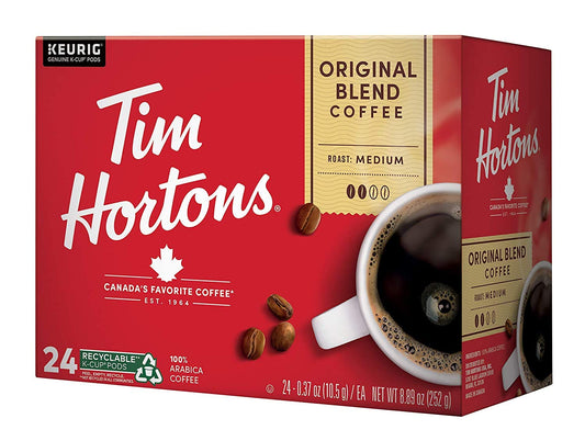 Tim Hortons Original Blend K-Cup Pods - 24 Count