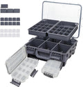 Universal Fishing Tackle Box with Removable Trays - Waterproof