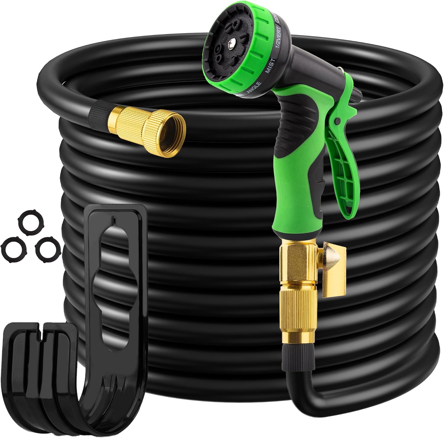 100FT Garden Hose with 10 Functions Spray Nozzle for Easy Use