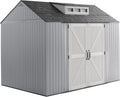 Extra Large Resin Outdoor Storage Shed 7 x 10 ft - Weather Resistant