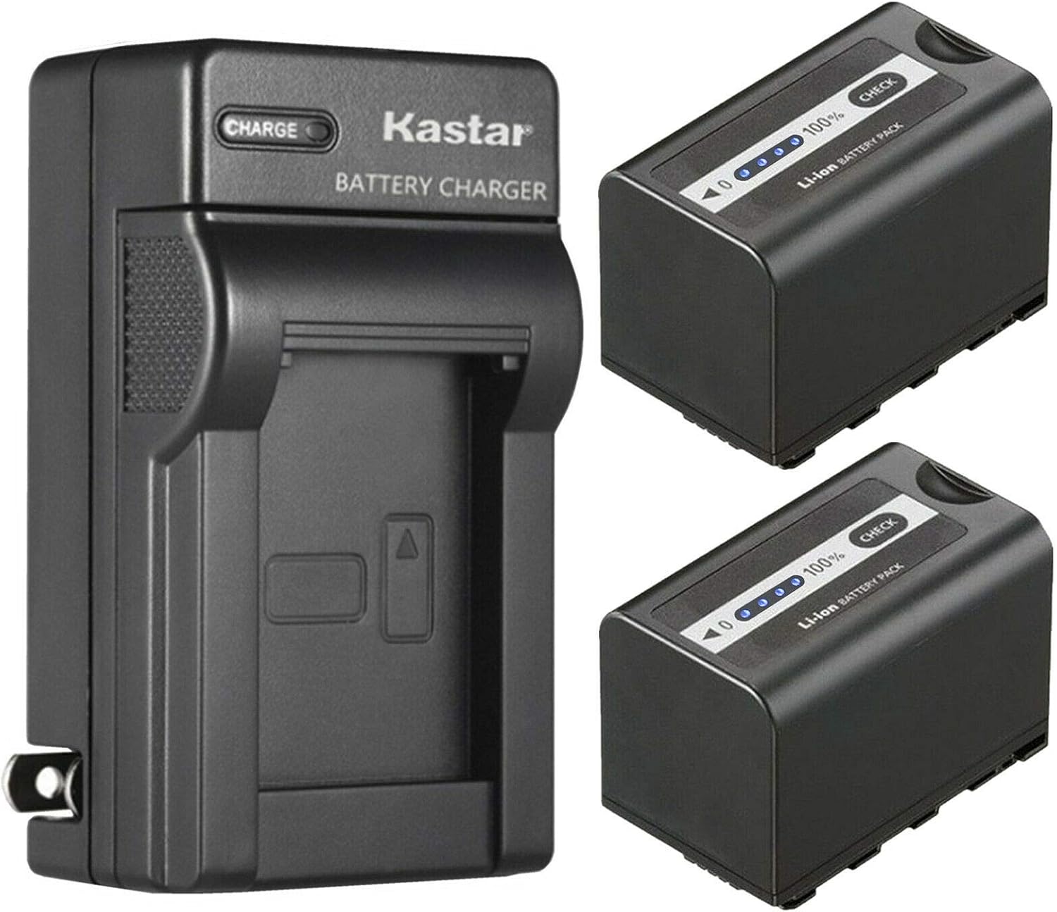 Kastar 2-Pack Battery and AC Wall Charger for Panasonic Cameras