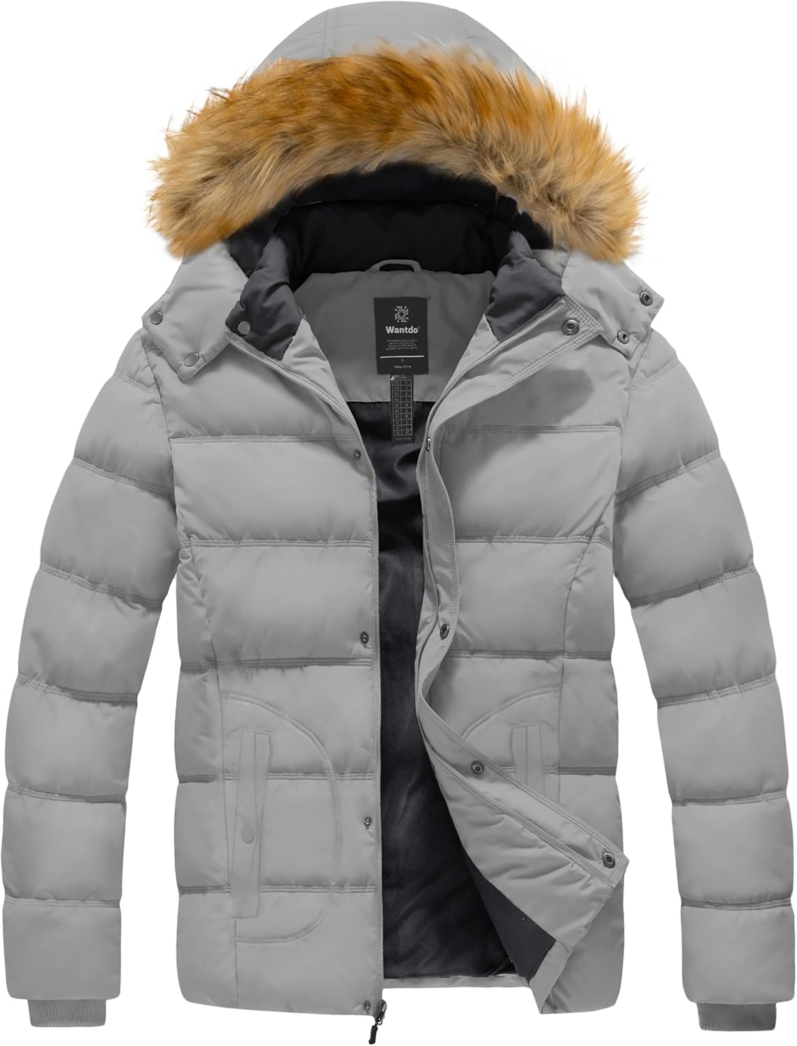 Wantdo Men's Winter Puffer Jacket for Ultimate Warmth and Comfort