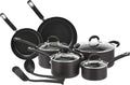 Hard Anodized Non-Stick 12-Piece Cookware Set - Durable Everyday Kit