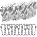 36PCS 4 in Heavy Duty Carabiner Clip - Strong Zinc Galvanized Set