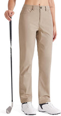 Womens Dress Pants 29in 31in Stretch Straight Leg - Lightweight Work