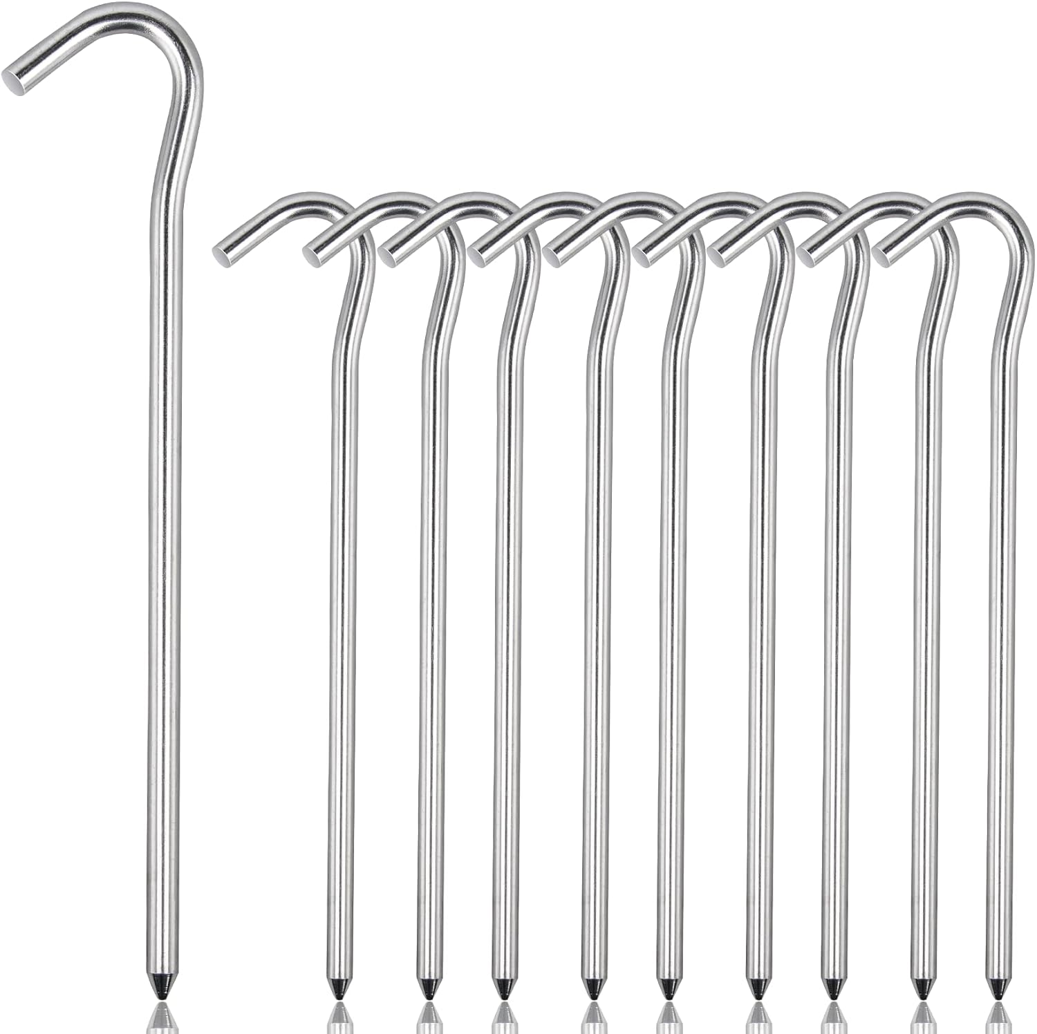 Ultra-Light Aluminum Tent Stakes - Secure Your Shelter!