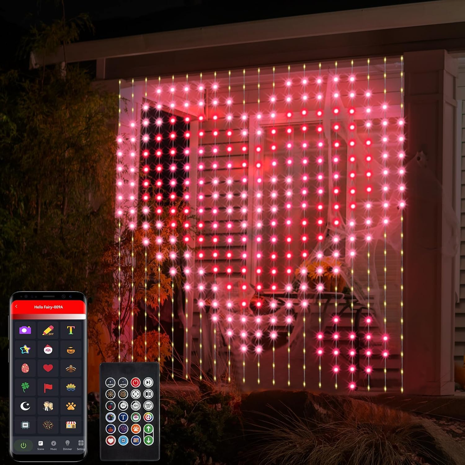 Music Sync Smart Curtain Lights - Dynamic & Remote Control