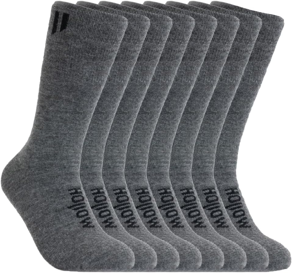 HOLLOW Alpaca Boot Socks for Men and Women - Perfect for Cold Weather