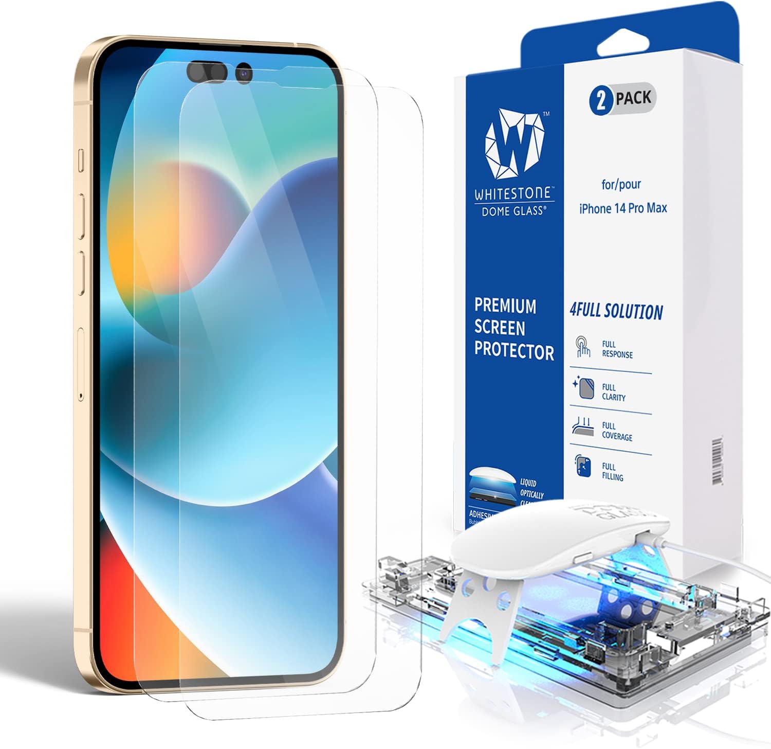 DOME GLASS Tempered Glass Screen Protector for iPhone 14 Pro Max