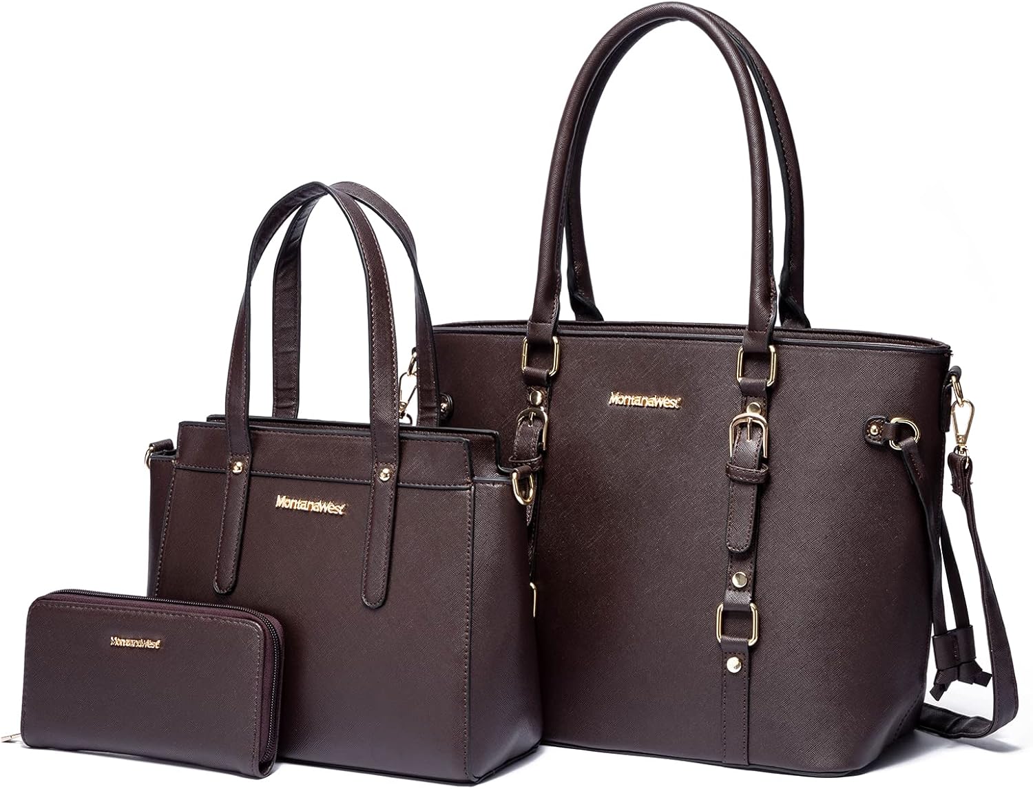 Montana West 3PCS Purses Set for Women - Tote, Handbag, Wallet