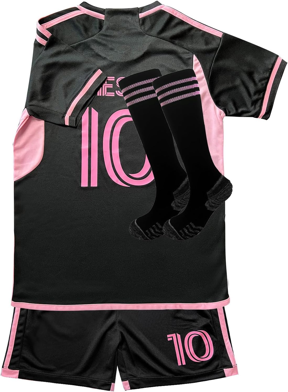 Youth Soccer Jerseys for Kids Football Training Uniform Gift Set