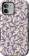Casely iPhone 12 Mini Case All Boo'd Up Purple Ghost - Bold Protection