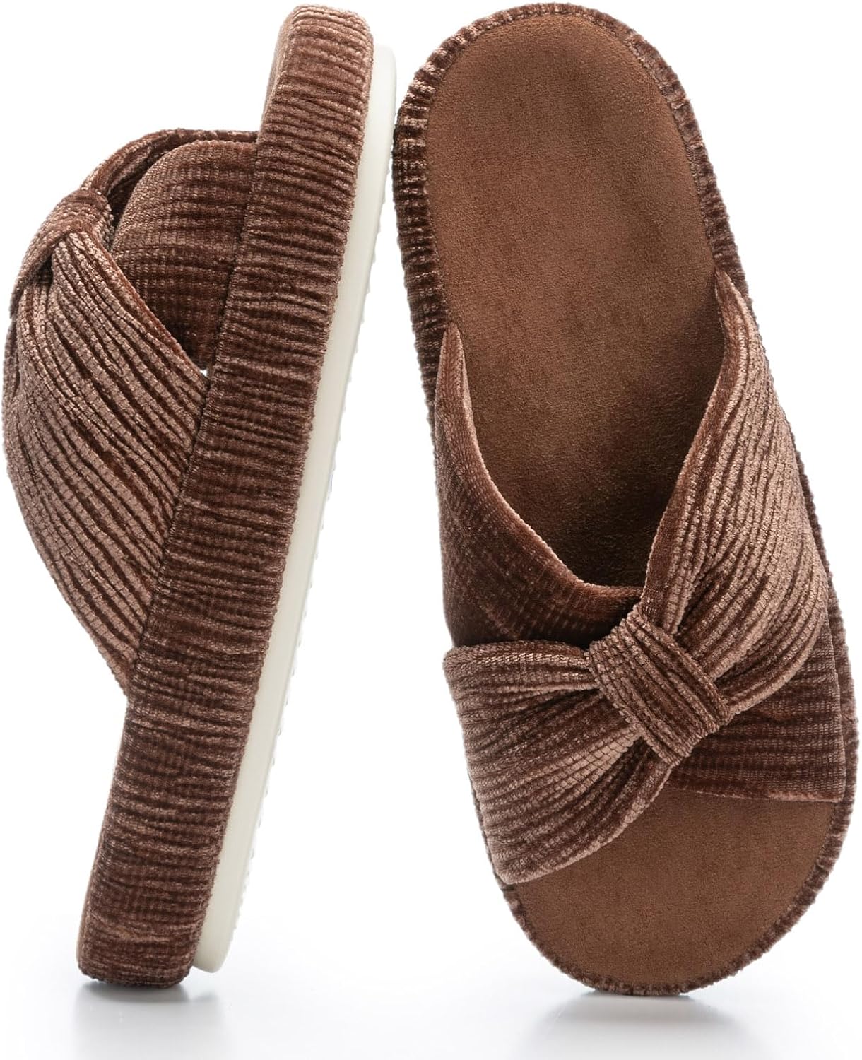 Chantomoo Slippers for Women: Comfy Memory Foam Bow Slippers