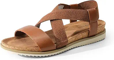 DREAM PAIRS Women's Comfortable Low Wedge Sandals for Summer