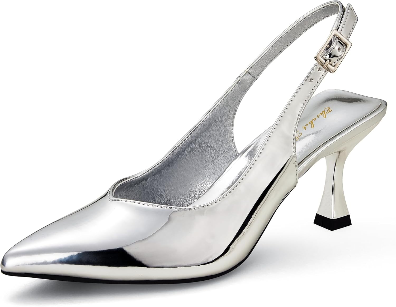 Elisabet Tang Women's Kitten Heel Slingback Low Pumps for Style