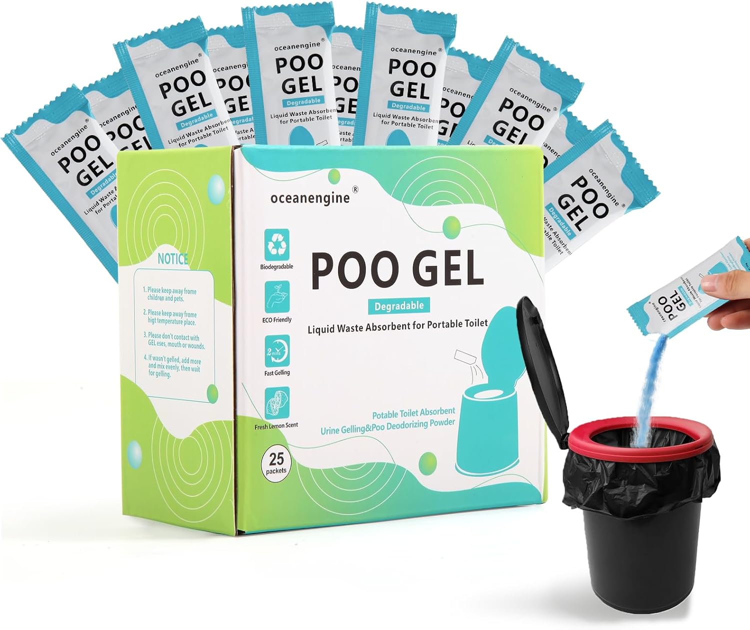 Portable Toilet Gel: Camping Essential