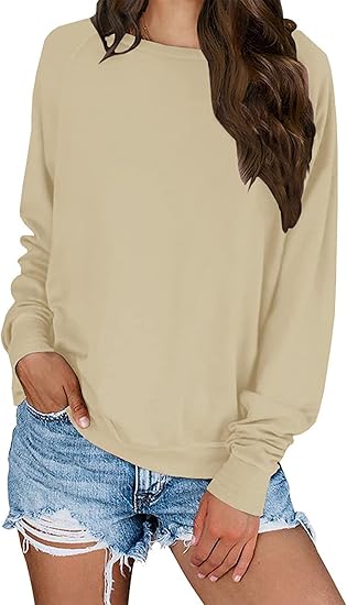 KIRUNDO 2023 Fall Women's Solid Color Sporty Sweatshirt Review