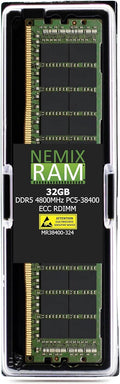 NEMIX RAM 32GB DDR5 4800MHz Registered ECC RDIMM - Server Upgrade
