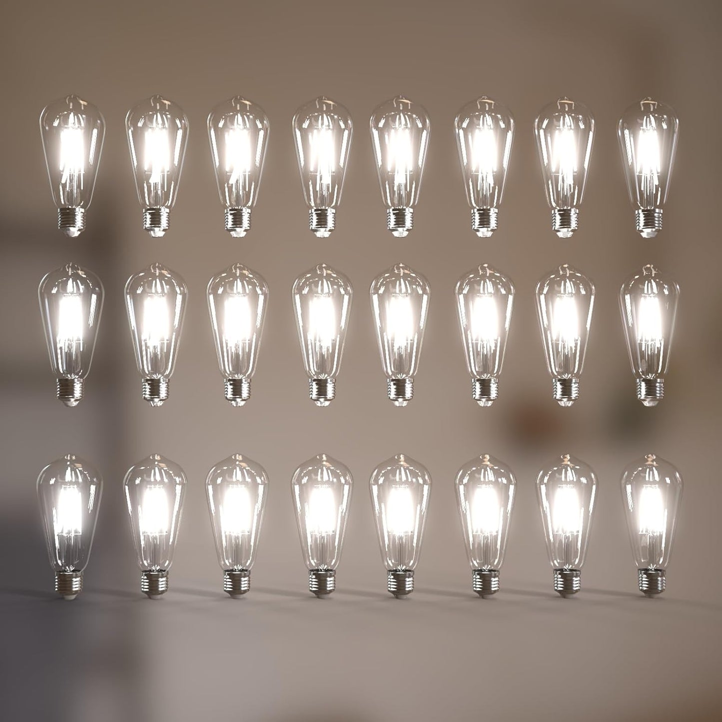 Edison Bulbs 6W E26 LED Bulb 60 Watt Equivalent for Home