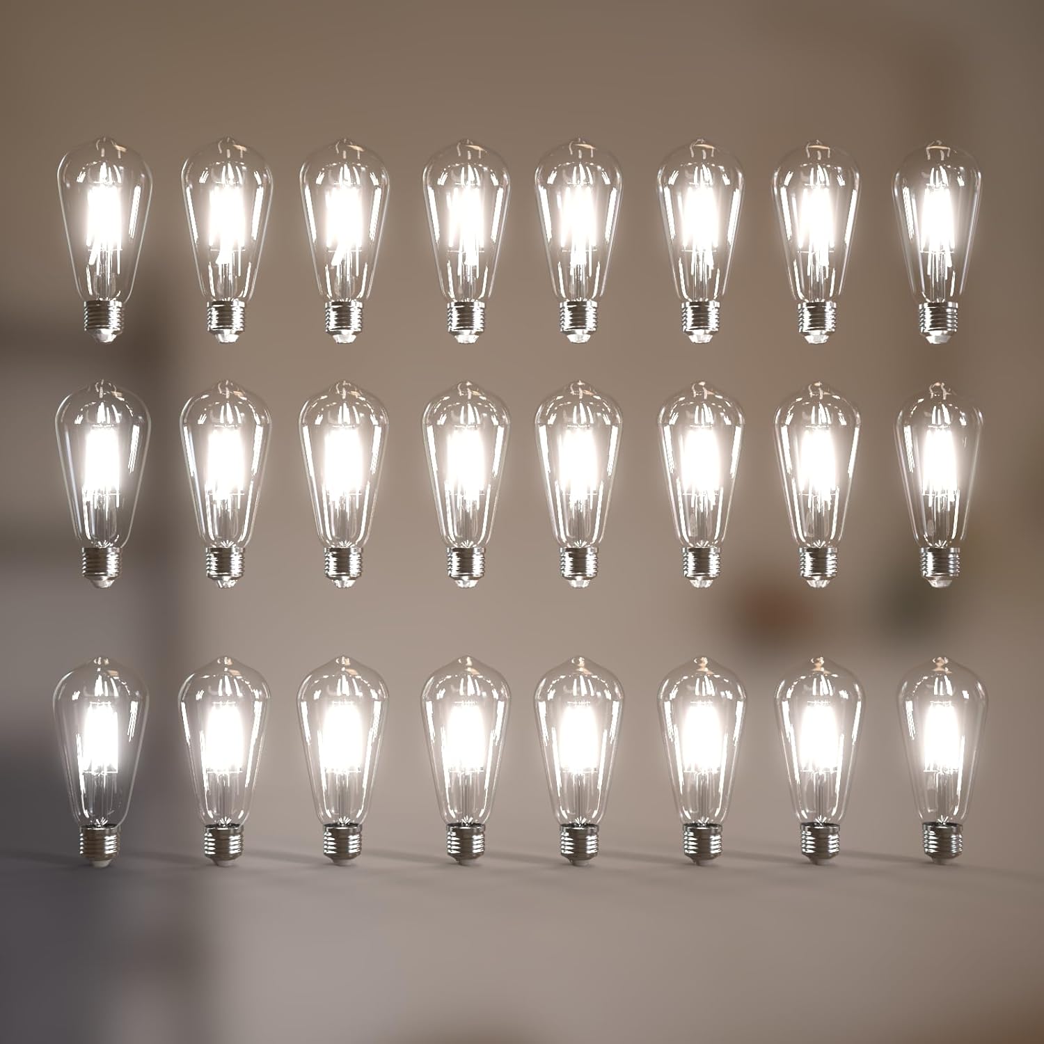 Edison Bulbs 6W E26 LED Bulb 60 Watt Equivalent for Home
