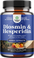 Diosmin Hesperidin 1000mg Complex for Circulation - Vein Support