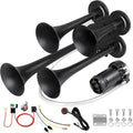 Truck Air Horn 180DB 4 Trumpet Train Horn Kit - Super Loud Warning
