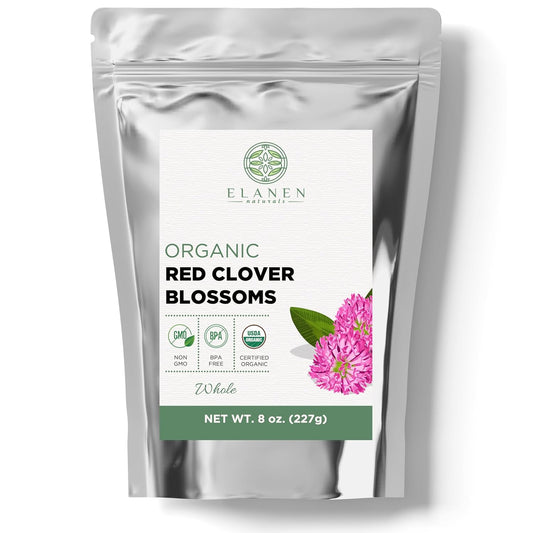 Organic Red Clover Blossoms Tea - USDA Certified Quality