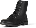 Lace-Up Combat Boots for Women - Comfortable Lug-Sole Ankle Boot Our