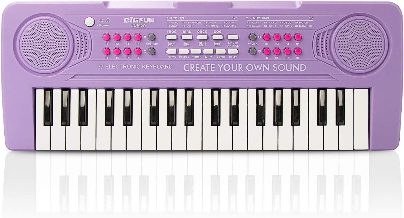 37-Key Kid Piano - Educational Music Toy for Creative Girls & Boys - BIGFUN