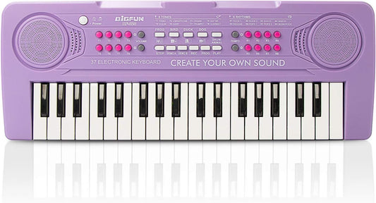 37-Key Kid Piano - Educational Music Toy for Creative Girls & Boys - BIGFUN