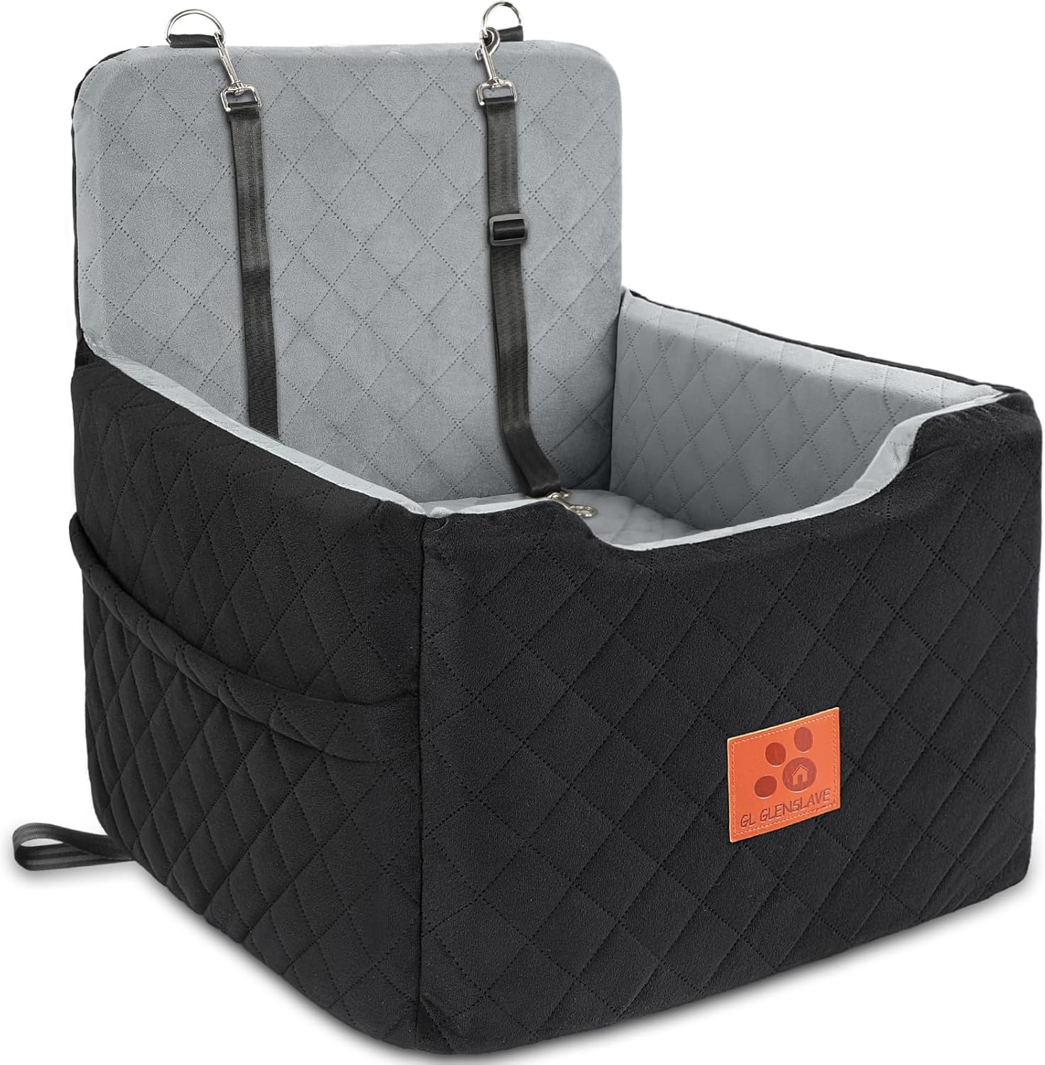 Dog Car Seat for Small/Medium Dogs with Memory Foam Comfort