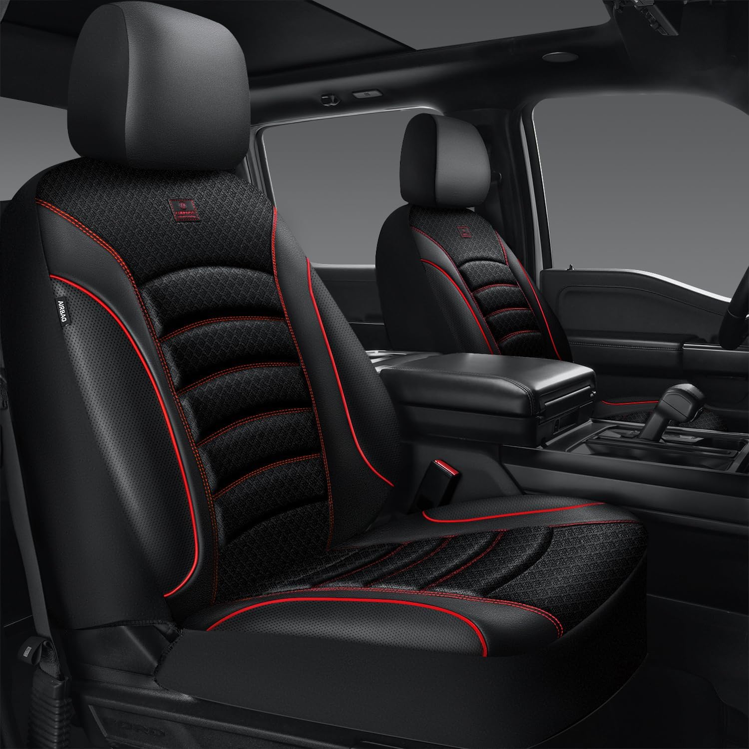 CAR PASS Comfortable 3D Foam Mesh Leather Car Seat Covers