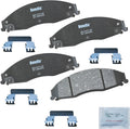 Bendix Priority1 CFC921 Ceramic Front Brake Pads - Quiet, OE Fit