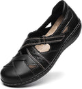 Women's Genuine Leather Casual Loafer Slip-On - Comfy Flat