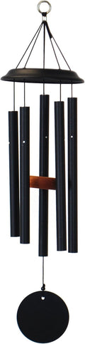 26 inch Black Wind Chime for Patio and Garden - Handcrafted USA