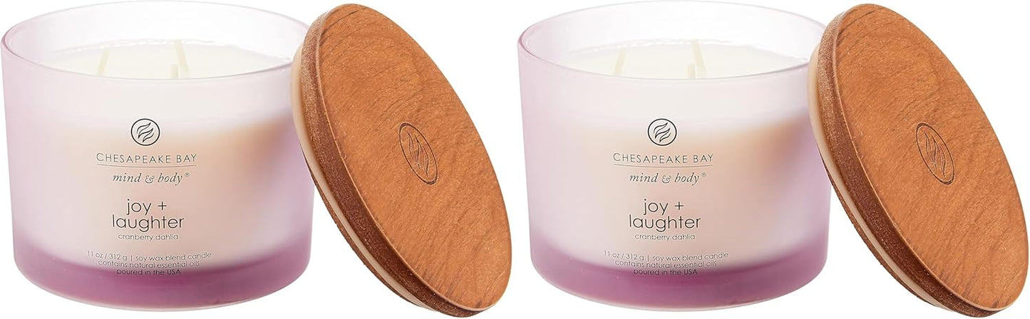 Chesapeake Bay Candle Scented Candle Joy + Laughter for Home
