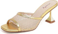 Vivianly Womens Clear Heels Sandals Transparent Stiletto - Elegant Fit