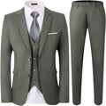 WEEN CHARM Men's Elegant 3-Piece Suit for All Special Events