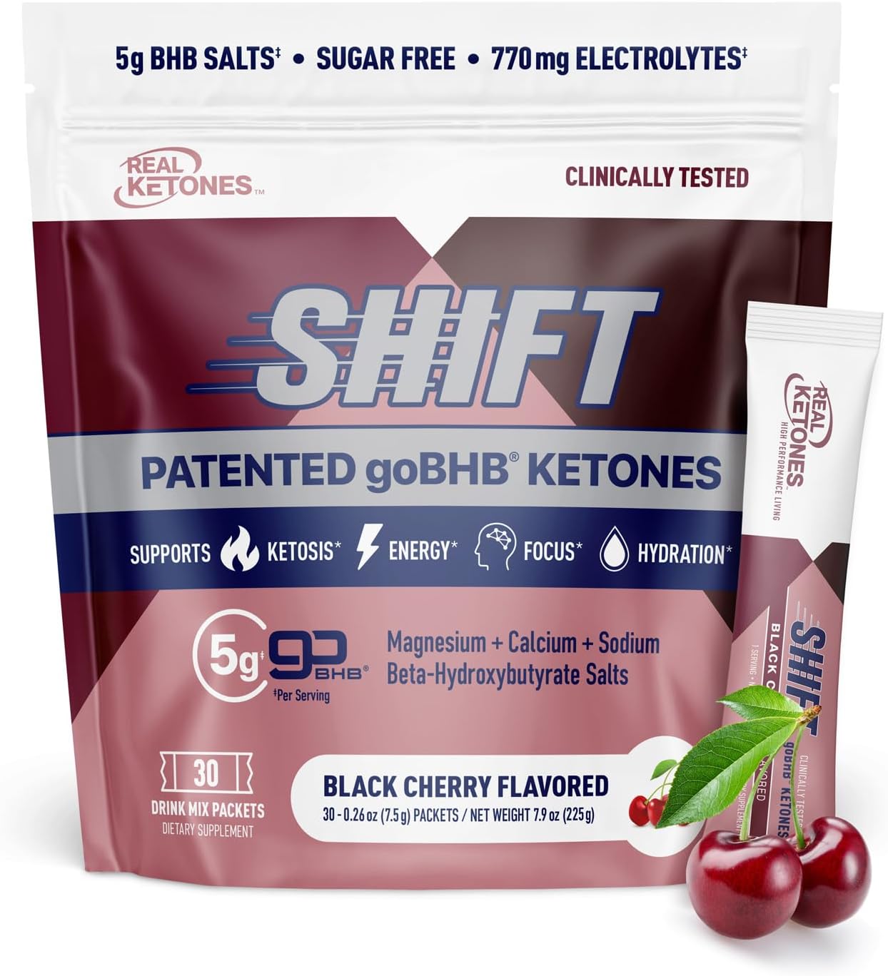 Real Ketones BHB Exogenous Ketones Drink Mix for Rapid Ketosis