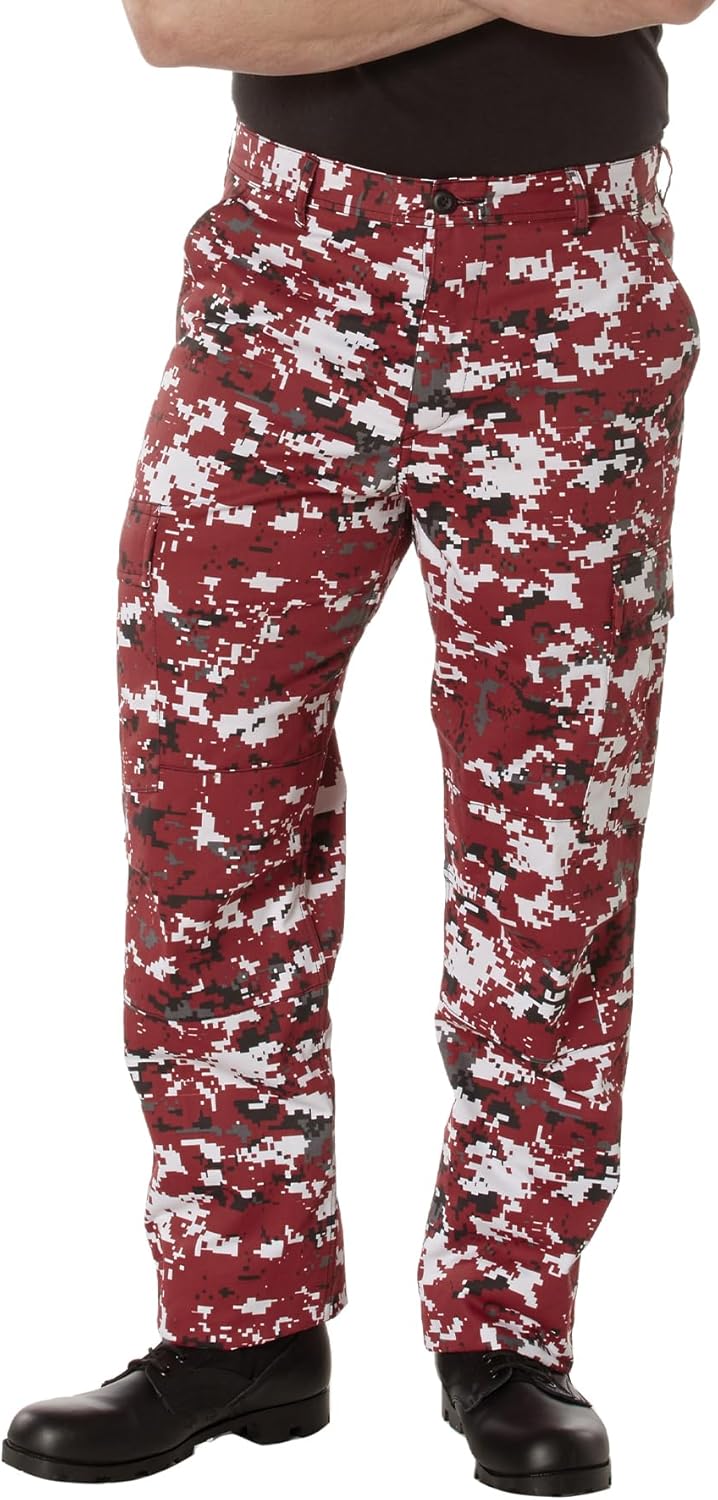 Rugged Rothco Camo Tactical BDU Pants for Outdoor Adventures