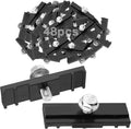 Chain Link Fence Sign Mounts 48pcs - Easy, Durable Fastener Brackets