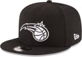New Era NBA 9FIFTY Black White Adjustable Snapback Hat - Team Logo