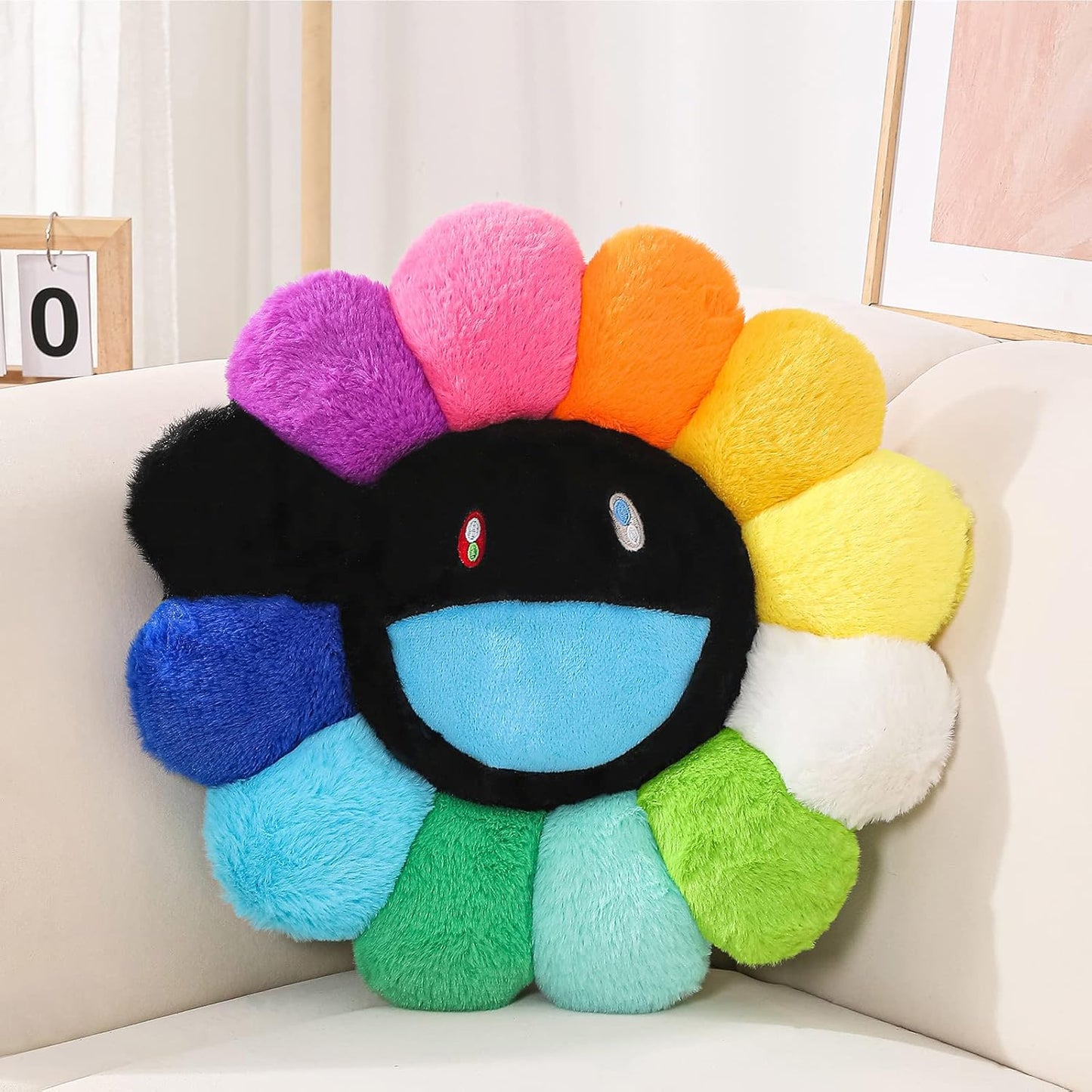 Flower Pillow - Colorful Sunflower Plush Decorative Cushions
